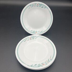 Corelle ROSEMARIE Set of 5 Bread / Dessert Plates Tulips (6-3/4") VTG Corning